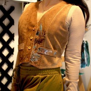 Leather Vest by Learsi,made in Argentina.